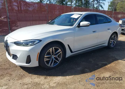 2022 BMW 430I Gran Coupe from USA, damaged, VIN WBA63AV01NFM36762